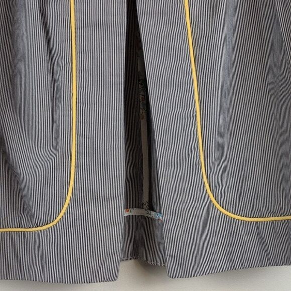 NWT Anthropologie Sidra Black & White Pinstripe Short Jacket 3/4 Length Sleeve - Picture 8 of 11